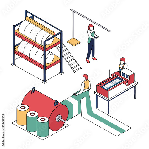 Garment production sewing unit factory textile manufacturing