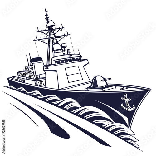 Navy guided missile destroyer ship naval military