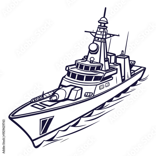 End naval missile ship naval ship boat vessel warship