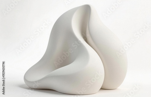 white ceramic art deco display