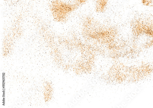 Wallpaper Mural Close up fine desert sand flying isolated on white, background and texture, clipping path, design element, macro Torontodigital.ca