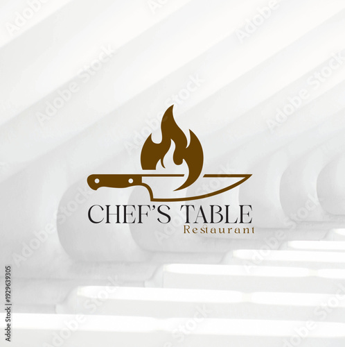 Minimalist Logo for an exclusive chef’s table restaurant