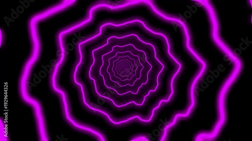 Abstract Neon Frequency Flow,Radiant Waveform Energy Field
