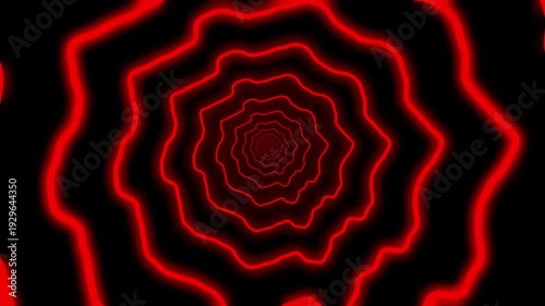 Abstract red background with sprail motion  wave video