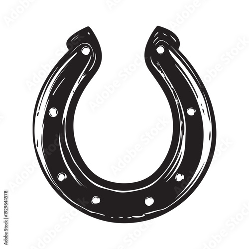 horseshoe silhouette 