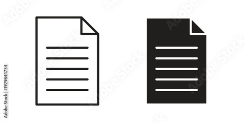 Report icons In Trendy Design Vector Eps 10, Editable Stroke and solid flat.