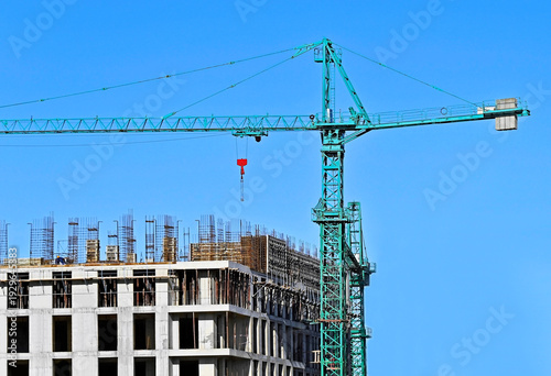 Monolithic construction site