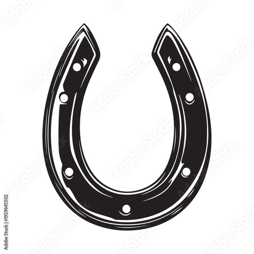 horseshoe silhouette 