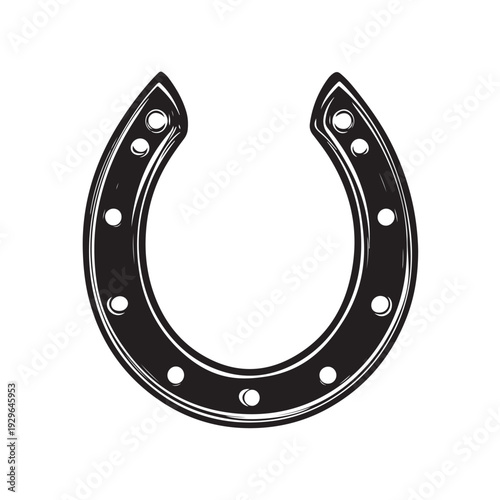 horseshoe silhouette 