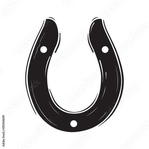 horseshoe silhouette 