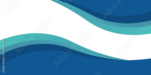 Gradient Wave Footer Illustration eps10