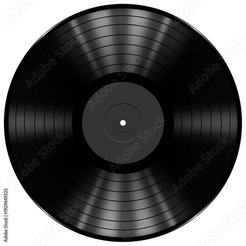 アナログレコード レーベル黒