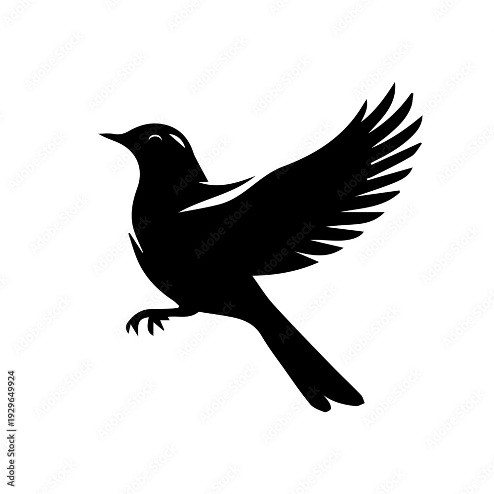 Fototapeta premium vector illustration of a bird