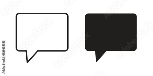 Chat icons collection glyph and mixed vector Illustrations