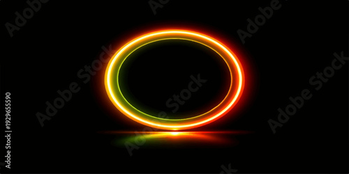 A glowing ring of solar fire forms a bright  resembling a fiery eclipse or energy circle set against a dark space backdrop