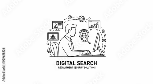 Digital search recruitment security solutions