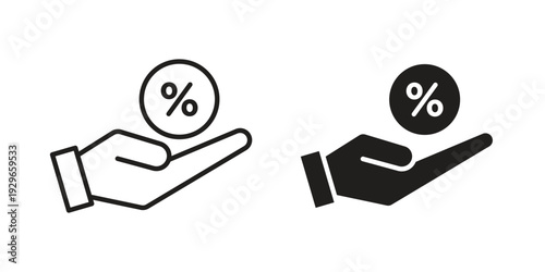 Interest icons collection glyph and mixed vector Illustrations