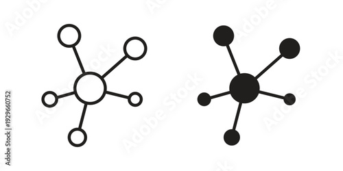 Network icons collection glyph and mixed vector Illustrations