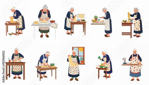 Senior women expertly crafting various types of fresh pasta, showcasing traditional cooking and culinary heritage.