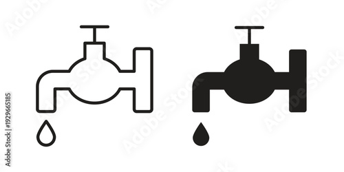 Tap icons collection glyph and mixed vector Illustrations