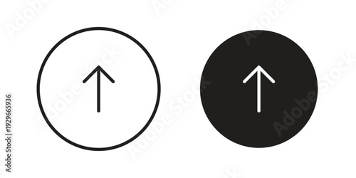 Upload arrow icons collection glyph and mixed vector Illustrations