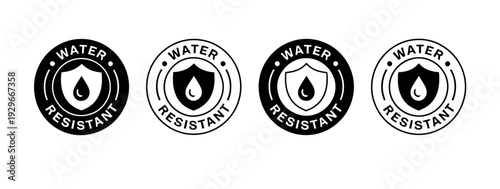 Water Resistant Logo Set Designs