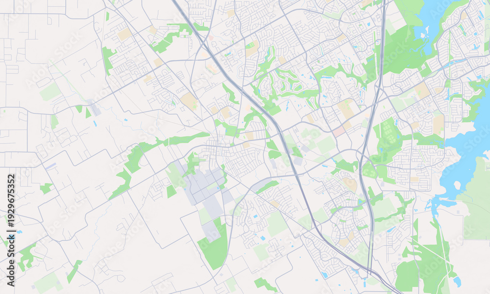 Naklejka premium Mansfield Texas map