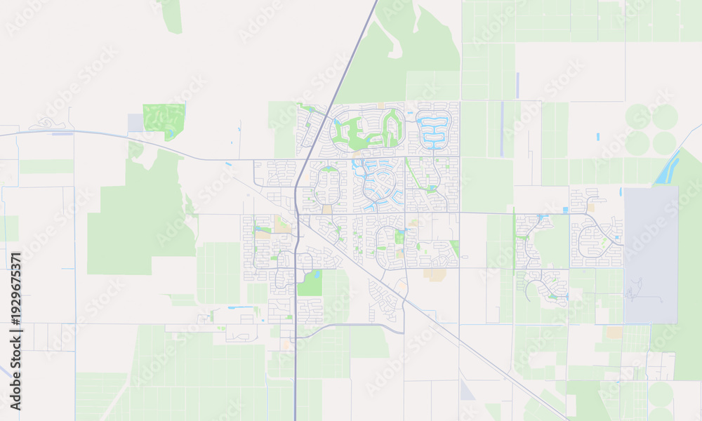 Obraz premium Maricopa Arizona map