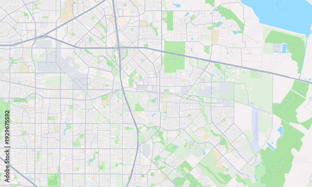 Obraz premium Mesquite Texas map