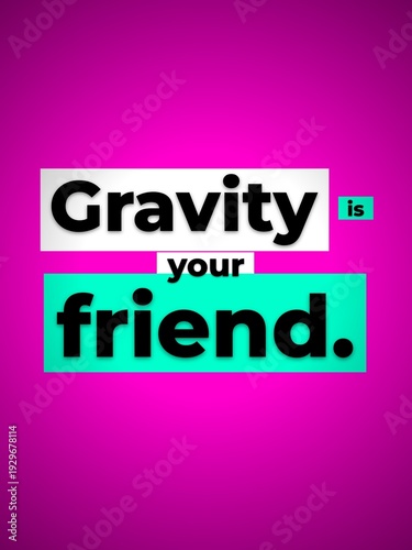Positive Motivation Quote on vibrant magenta background for lifestyle business or design use
