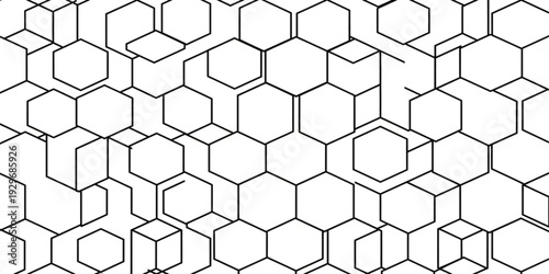 Hexagon Honeycomb Modular Pattern