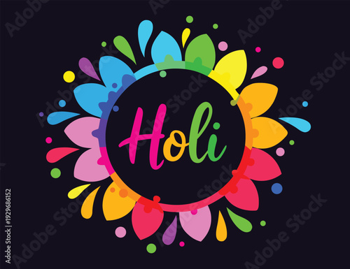 Happy Holi design