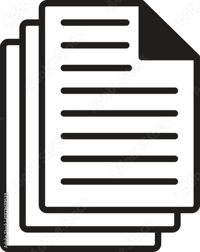 document icon vector illustration