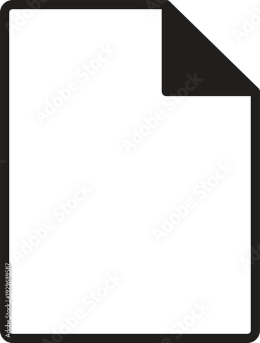 blank white frame