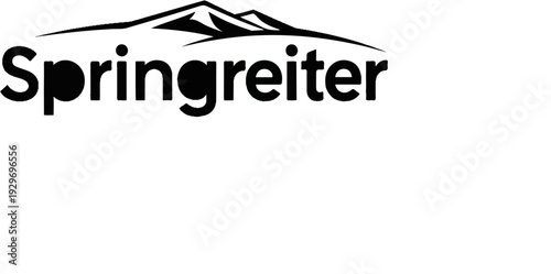 Black mountain peak logo with the word "Springreiter" below it