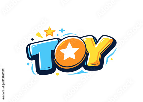 Toy stylized text vector
Vector stylized text on a white background