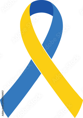 Adobe Illustrator Artwork world down syndrome day, childrens foot print flat style
