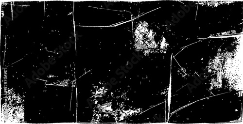 Black grunge background texture with scratches and distressed vintage overlay effect