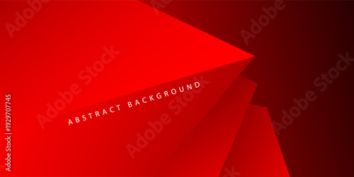 Simple red arrow abstract background with technology concept for template, poster, wallpaper, flyer design. Vector illustration	