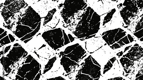 Black and white marble texture pattern with natural stone veins and abstract design background