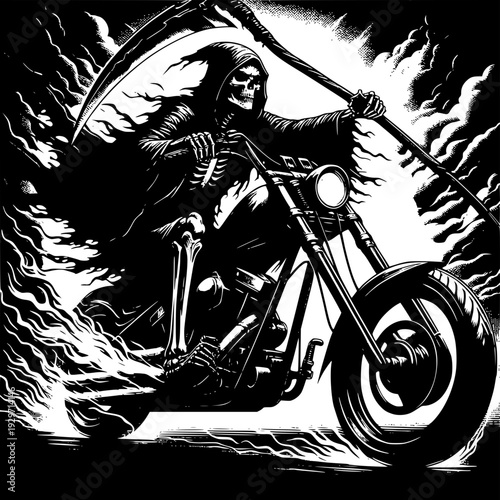 motorcycle rider on a motorcycle