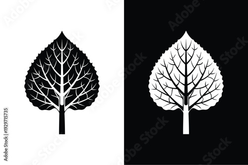 Aspen vector icon graphic isolated sketch illustration on white background.