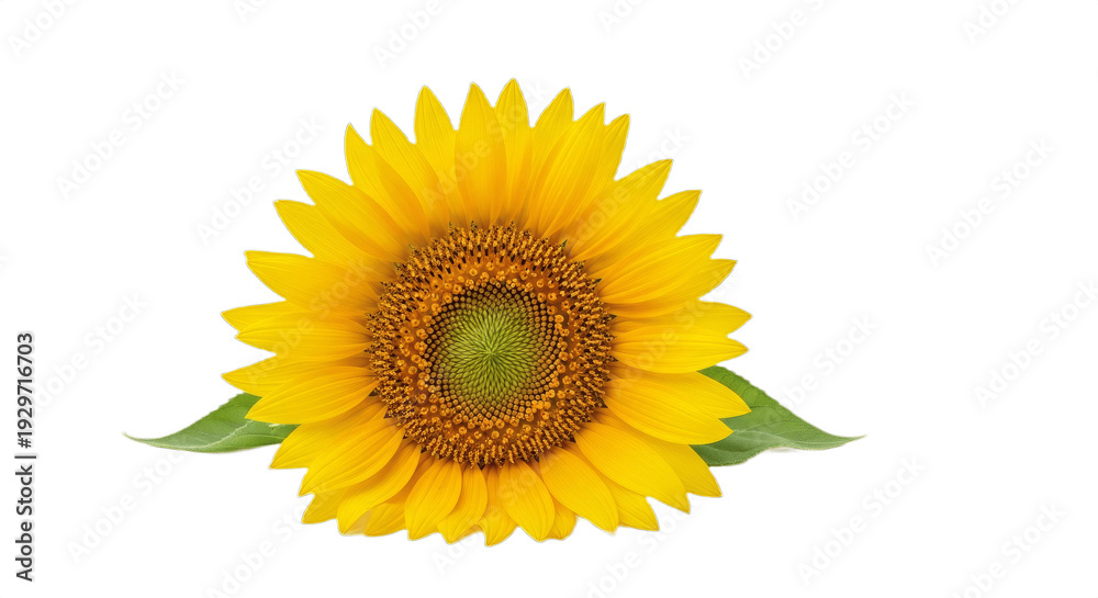 Fototapeta premium Sunflower Flower Isolated on a white Background