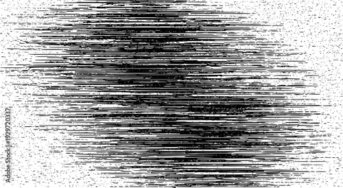 Abstract Black Horizontal Lines Texture With Speckled White Background