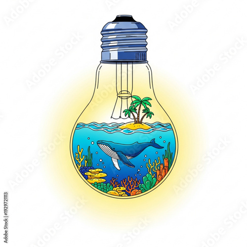 oil lamp in a bottle