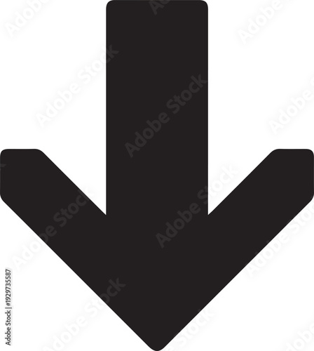 Simple Download arrow icon