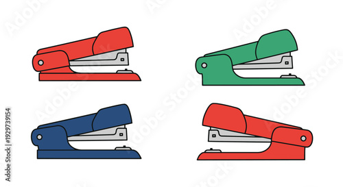 Stapler Line art minimal abstract