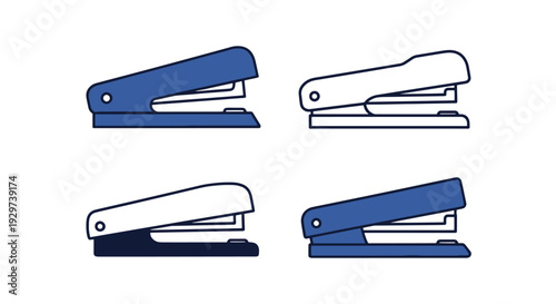 Stapler Line art modern smooth style