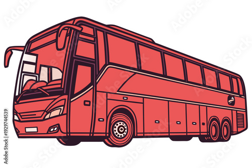 london bus isolated on white