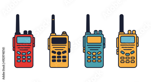 Walkie Talkie Line creative smooth color